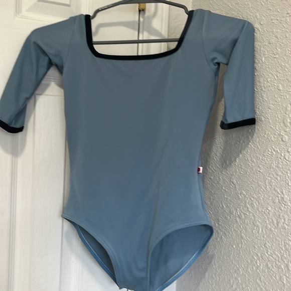 Yumiko Marieke leotard half sleeve full front lining techni fabric size small - Picture 7 of 7
